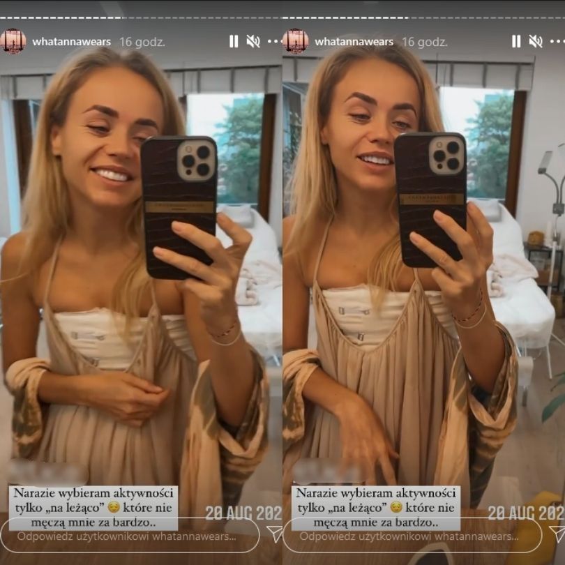 Anna Skura po wyjściu ze szpitala wybrała się na laminację brwi i rzęs