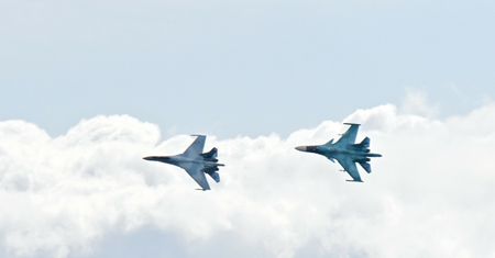 Rosyjskie myśliwce na Bałtyku. "37 mil od linii brzegowej"