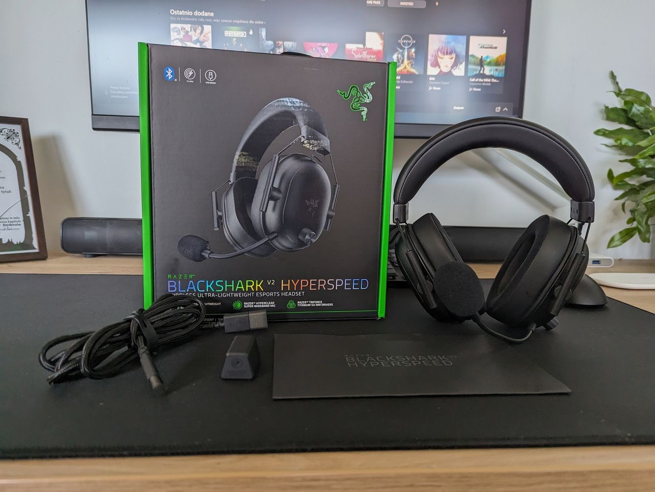 Bezprzewodowy headset dla graczy. Razer Blackshark V2 Hyperspeed [Recenzja]