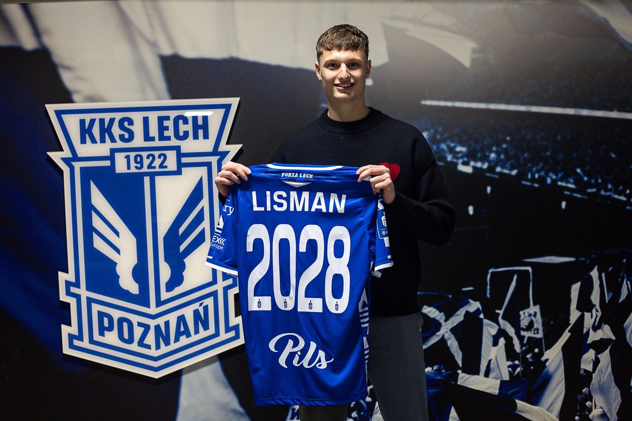Kornel Lisman przedłuża kontrakt z Lechem Poznań. Młody skrzydłowy związał się z klubem do 2028 roku