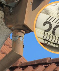 Katowice. 25-latek znalazł w rynnie ukrytą gotówkę