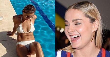 Małgorzata Socha w bikini delektuje się wakacjami nad basenem. Fani w szoku: "Mega figura PO TRÓJCE DZIECI! Szacun!"