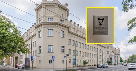 Poznań. Toaleta gender-inclusive na UAM