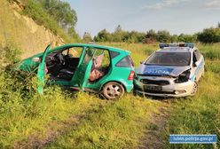 Dolny Śląsk. Pościg za pijanym kierowcą zakończony rozbiciem radiowozu