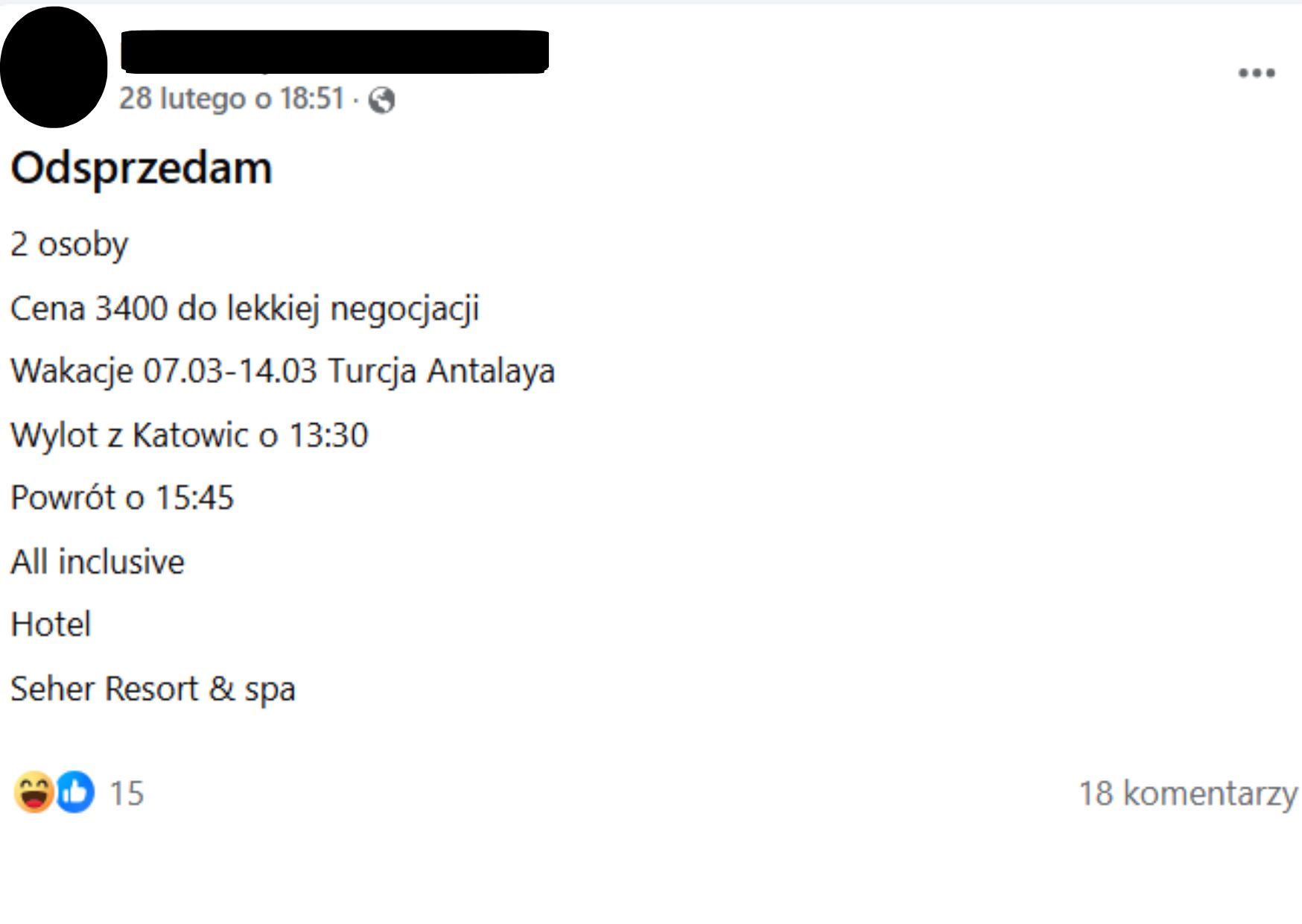 Turyści chcą odsprzedawać swoje wycieczki do Egiptu i Turcji