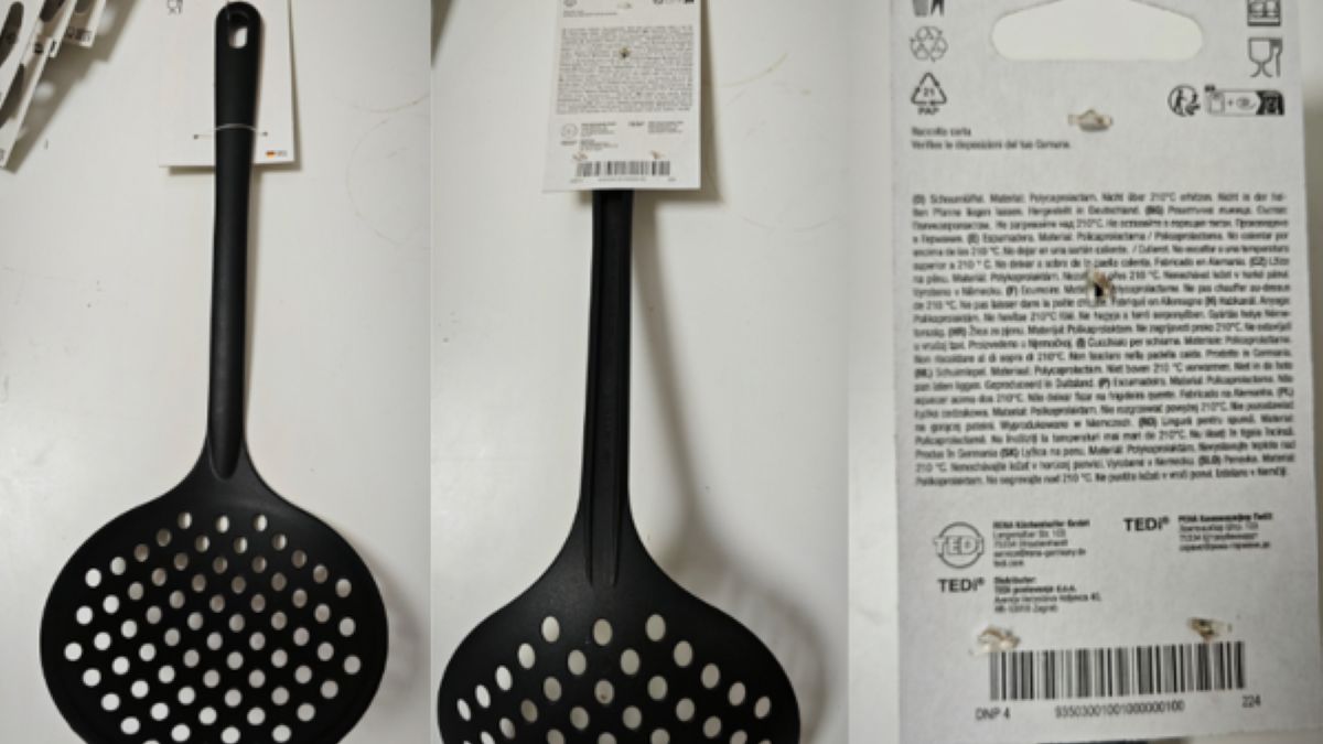 GIS ostrzega przed korzystaniem z łyżki cedzakowej.