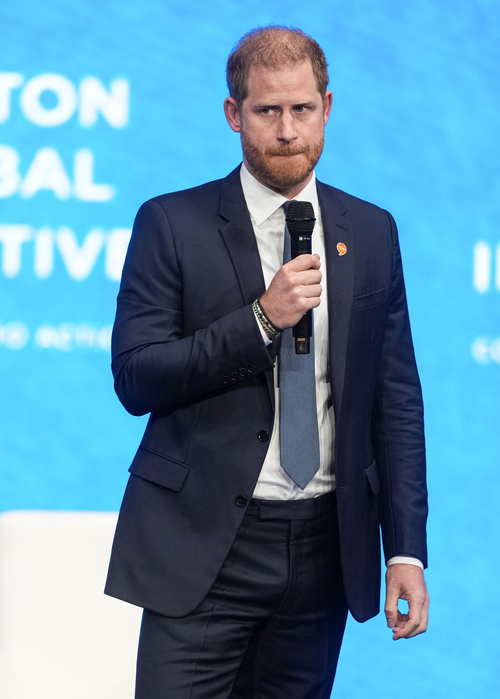 Clinton Global Initiative 2024 Annual Meeting
NEW YORK, NEW YORK - SEPTEMBER 24: Prince Harry, Duke of Sussex attends the Clinton Global Initiative 2024 Annual Meeting at New York Hilton Midtown on September 24, 2024 in New York City. (Photo by John Nacion/Getty Images)
John Nacion