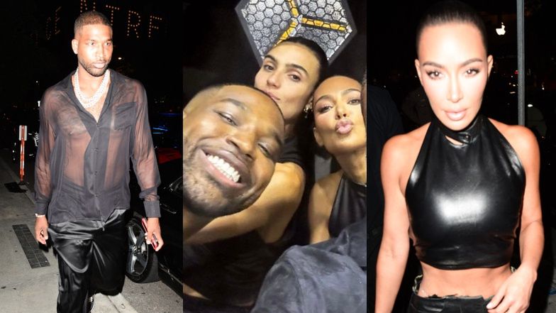 Kim Kardashian baluje do białego rana z Tristanem Thompsonem