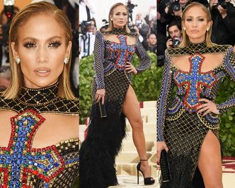 Jennifer Lopez kusi udem w "katolickiej" stylizacji