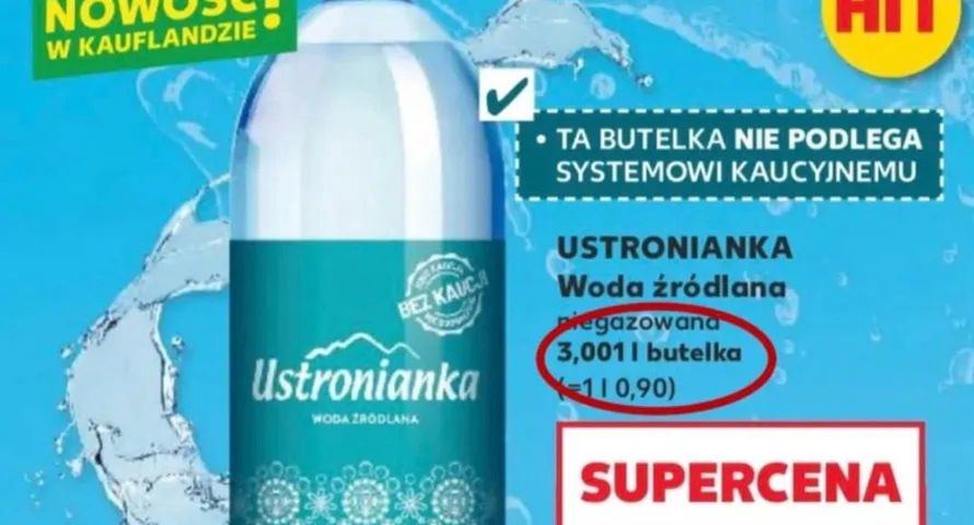 Kaufland szybko wycofuje ze sprzedaży Ustroniankę 3,001 l. "Pojawienie się tej oferty było błędem"