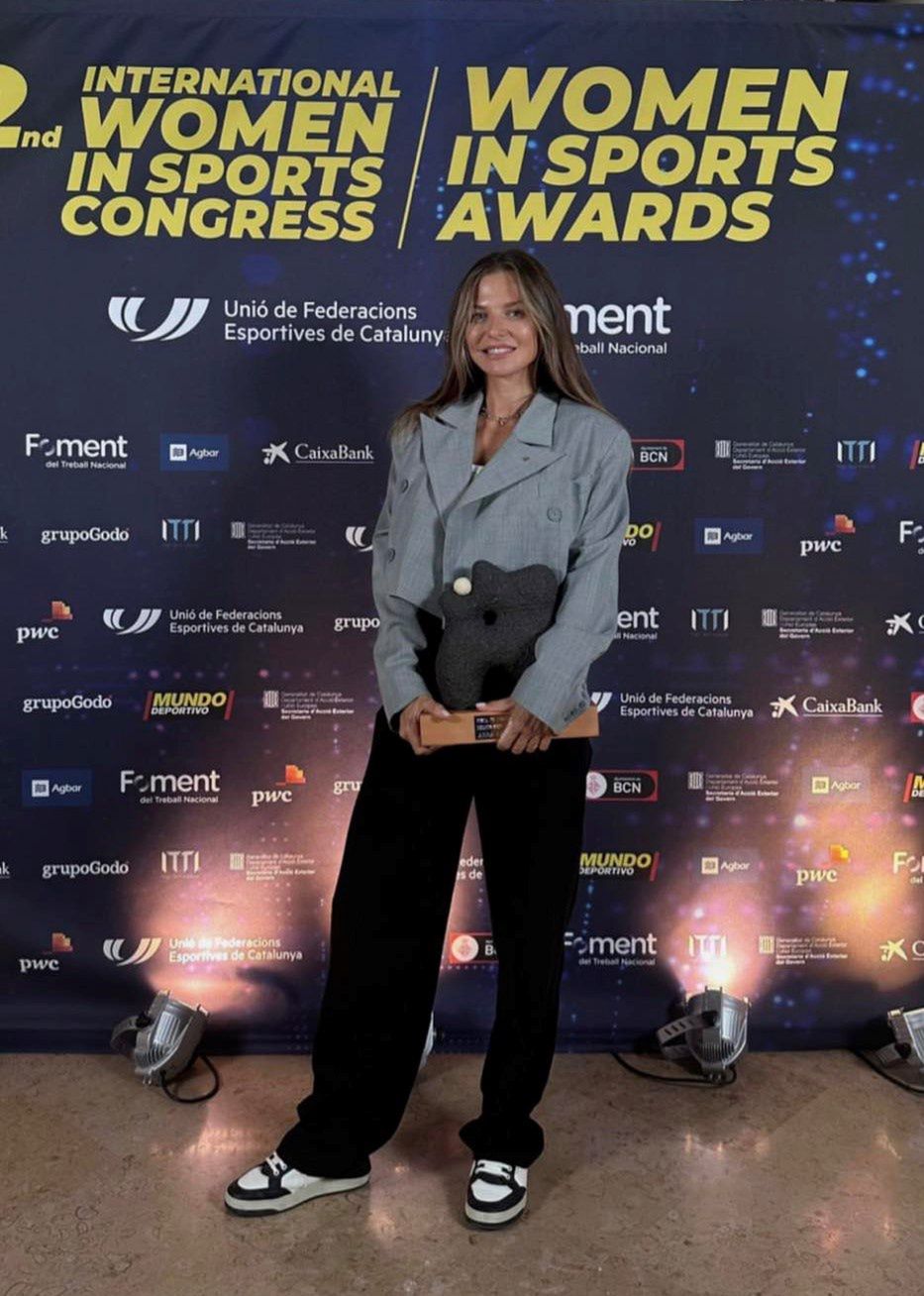 Anna Lewandowska odebrała nagrodę w Barcelonie