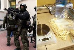 Policja zlikwidowała wytwórnię narkotyków. "7 kg sypkiej amfetaminy" [WIDEO]