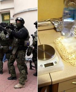 Policja zlikwidowała wytwórnię narkotyków. "7 kg sypkiej amfetaminy" [WIDEO]