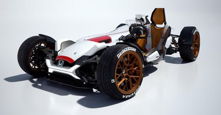 Honda Project 2&4 (2015) - koncepcyjny motocykl na czterech kołach