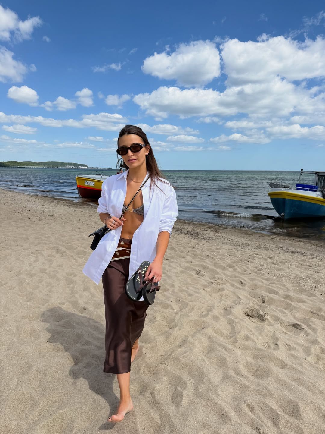 Julia Wieniawa chwali się formą nad Bałtykiem