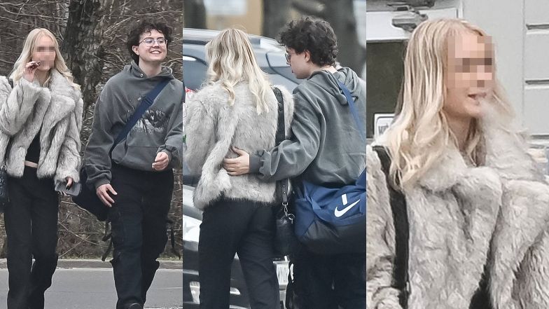 Mateusz Pawłowski pędzi z ukochaną na trening przed "TzG"