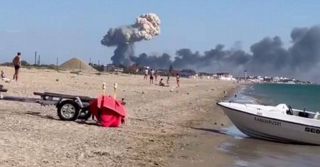 Rosjanie uciekają z Krymu po ataku. Ukraińcy wywołali panikę