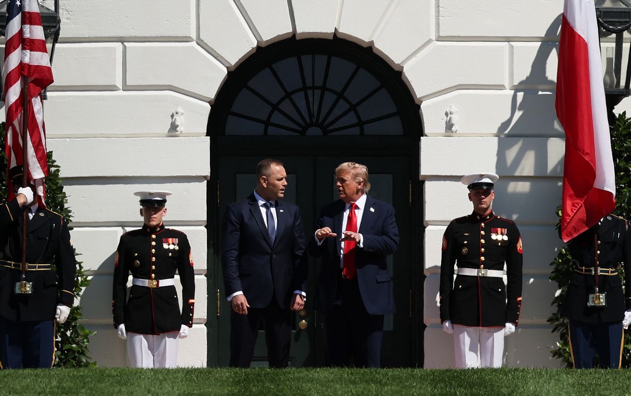 Karol Nawrocki w Waszyngtonie. Spotkał się z Donaldem Trumpem