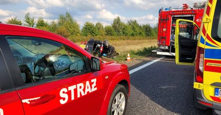 Tragiczny wypadek w Chojnicach. Duże utrudnienia