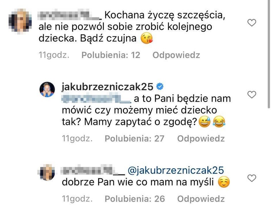Internautka ostrzega Paulinę Nowicką przed Jakubem Rzeźniczakiem