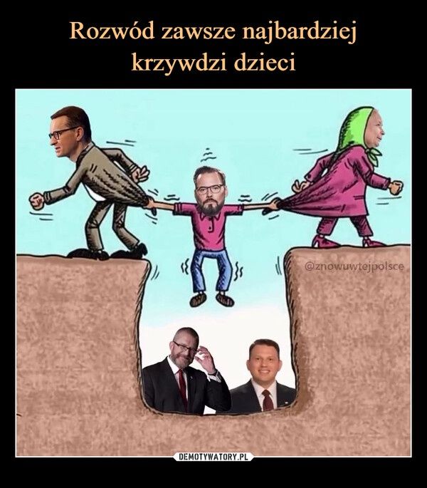 Rozpad PiS - memy