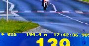 89 km/h za szybko na motocyklu. Mandat był surowy