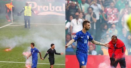 Skandal na meczu Czechy-Chorwacja! Sędzia musiał go przerwać!