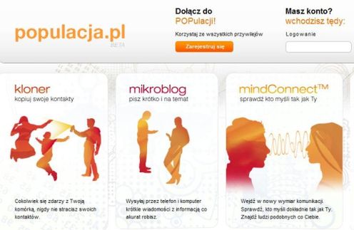 Populacja.pl - portal społecznościowy dla klientów Orange i nie tylko