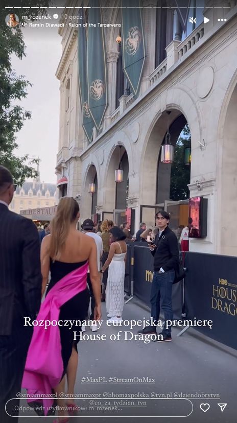 Małgorzata Rozenek i Paulina Krupińska na europejskiej premierze. Byli z nimi mężowie