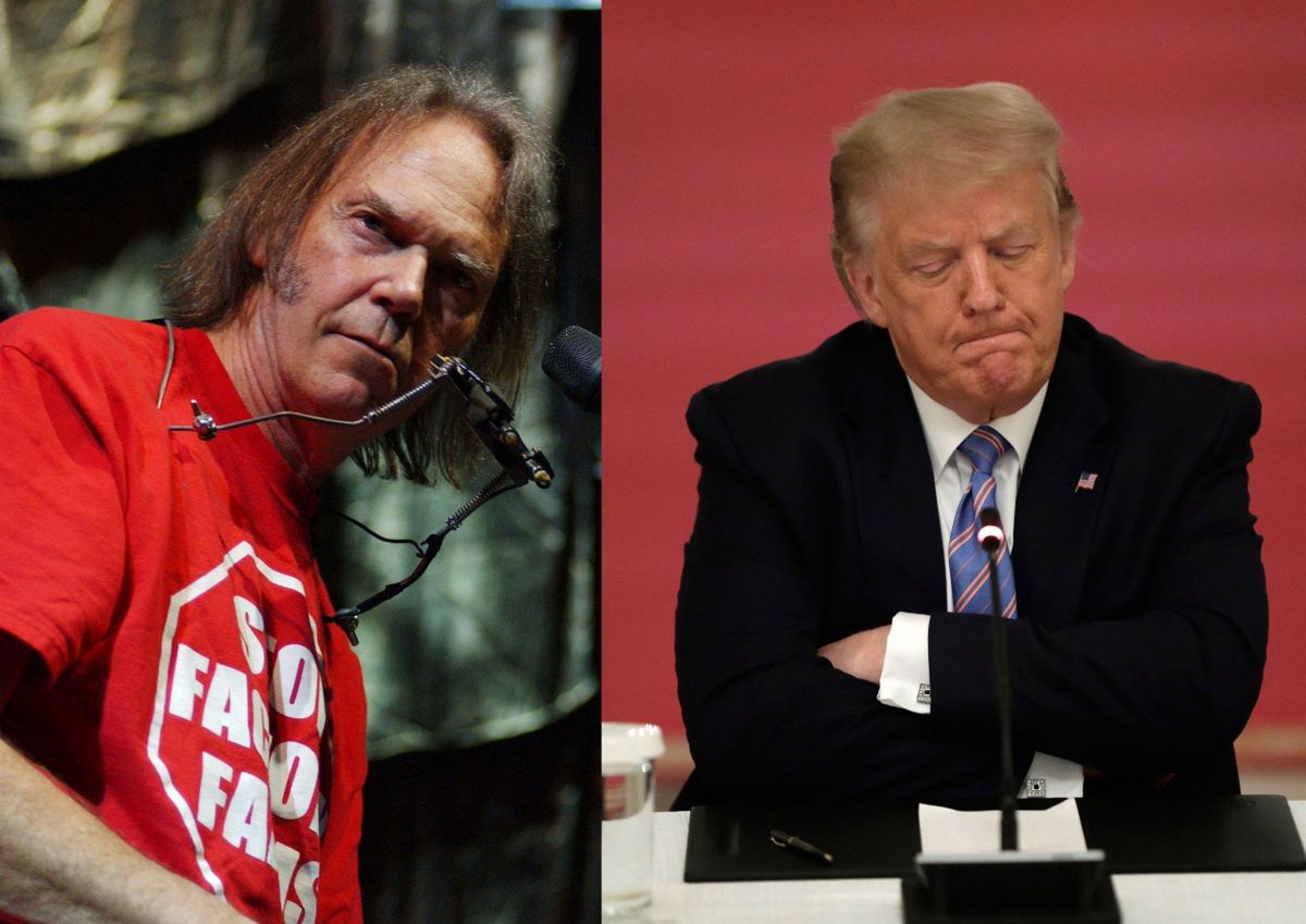 Neil Young w końcu pozwał Donalda Trumpa
