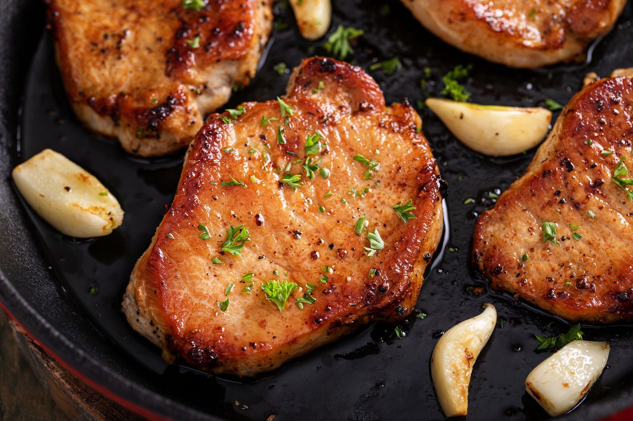 Fresh twist on a classic: Pork cutlets with mushroom flair
