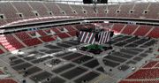 Warszawa. Stadion Narodowy. Mecz Polska - Hiszpania na czterech telebimach