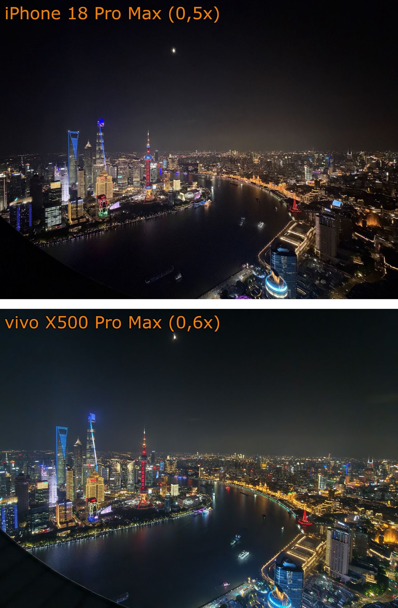 iPhone 18 Pro Max vs vivo X500 Pro Max