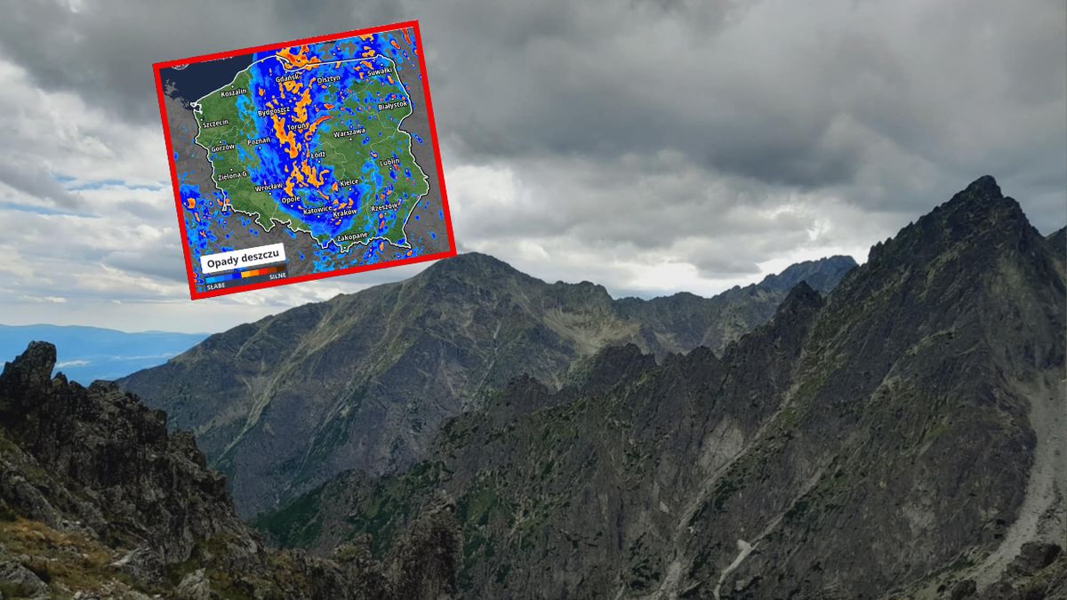 W prognozie lokalne burze i intensywne opady