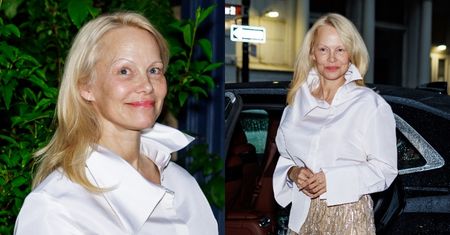 56-letnia Pamela Anderson znów olśniewa BEZ MAKIJAŻU. Brylowała na przyjęciu przed MET Galą (ZDJĘCIA)