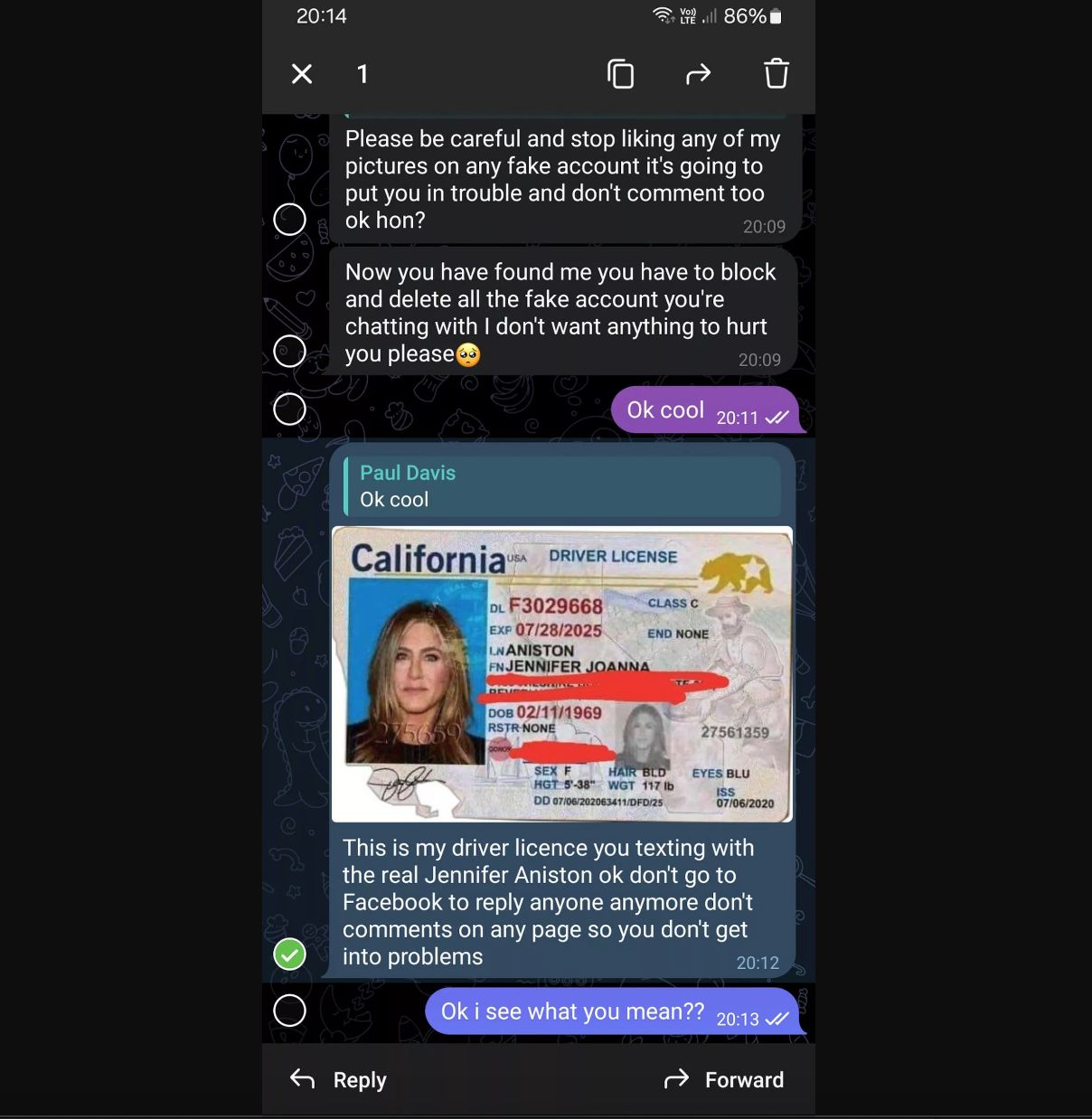 Paul Davis oszukany przez Jennifer Aniston