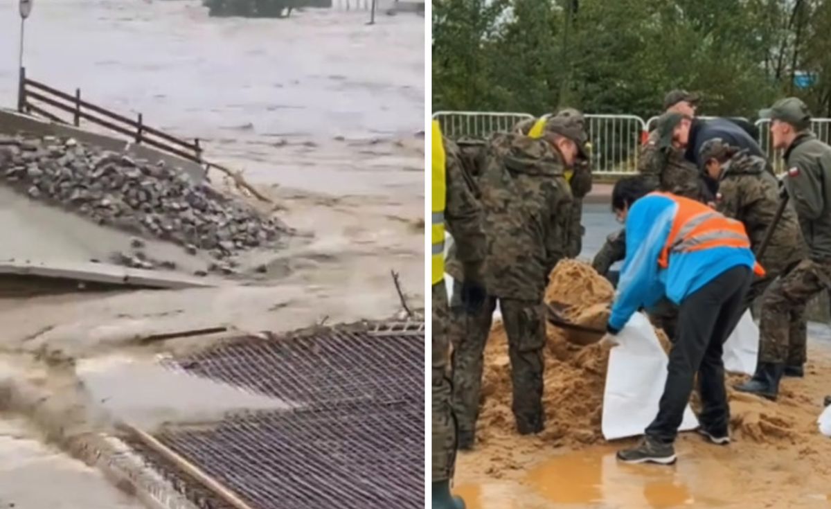 Aktywiści z Ostatniego Pokolenia pomagają powodzianom