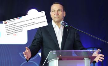Sikorski się nie powstrzymywał. "Niech sami jadą"