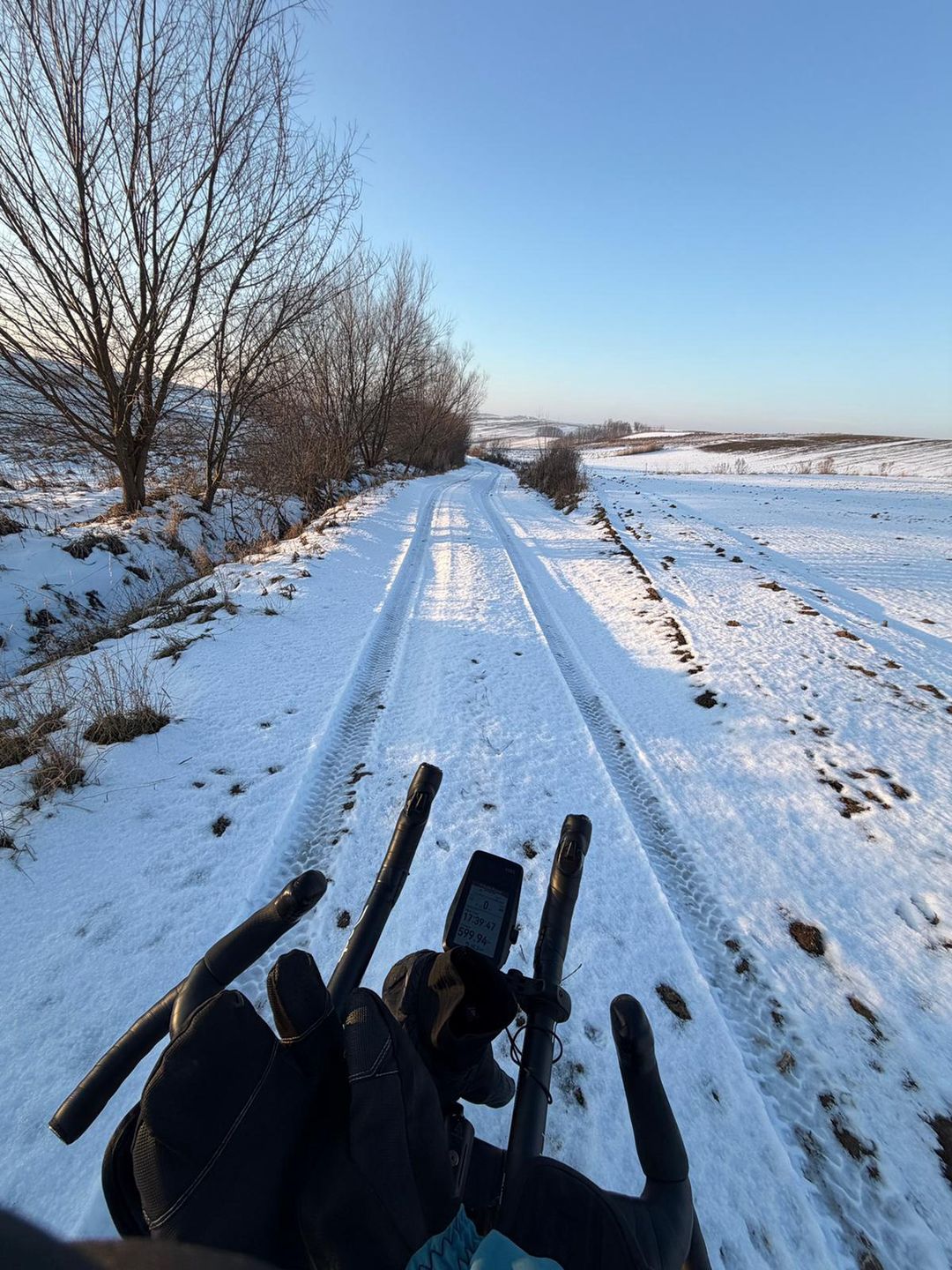 Zimowe warunki nie ułatwiały pokonania trasy 