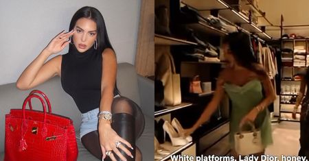 Georgina Rodriguez pokazała ogromną garderobę. W środku markowe ubrania i kolekcja torebek warta GRUBE MILIONY