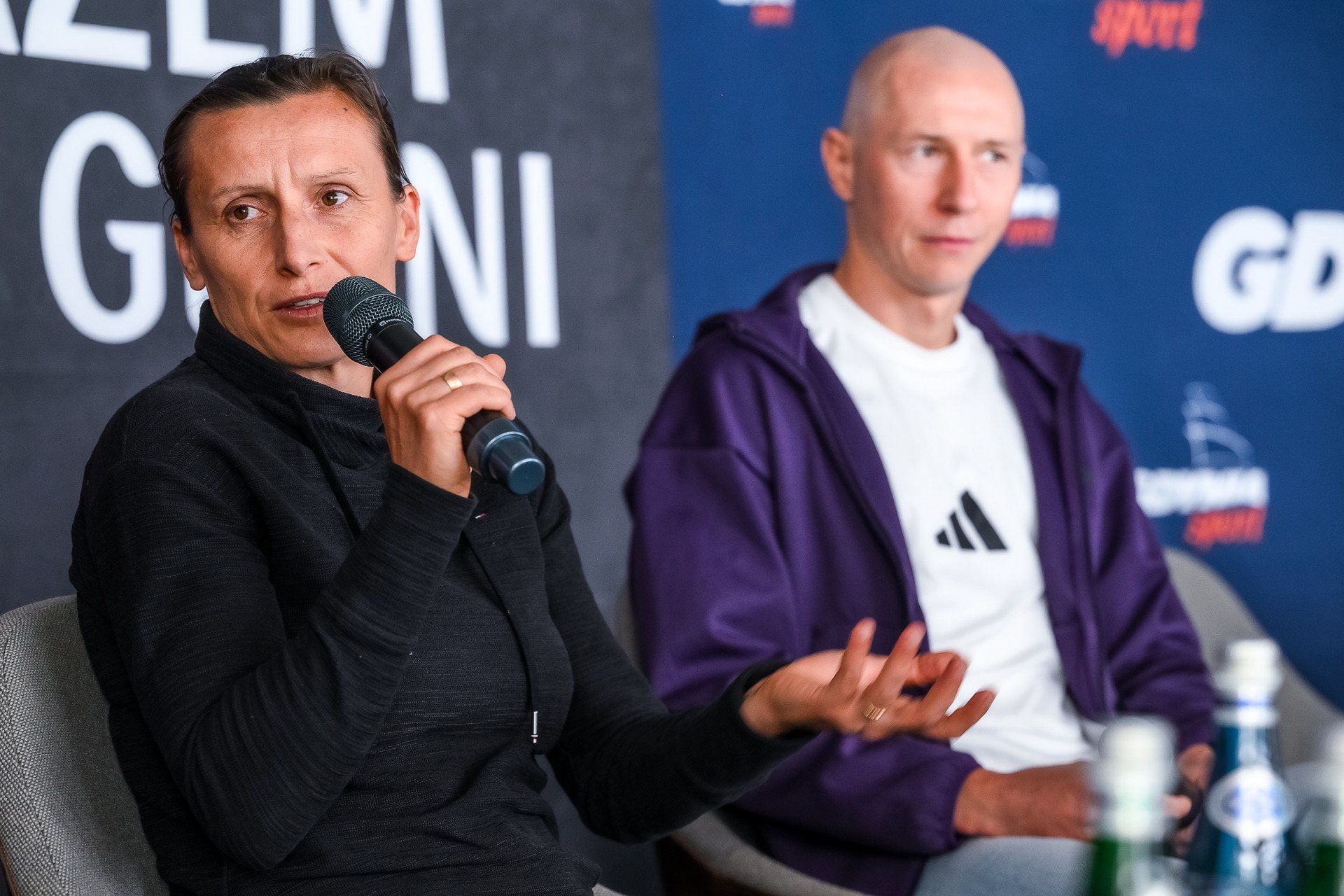 Konferencja prasowa zapowiadająca PKO Gdynia Półmaraton 2026 w randze mistrzostw Polski. Na zdjęciu Karolina Jarzyńska-Nadolska, rekordzistka Polski na 10 km (15.09.2025)