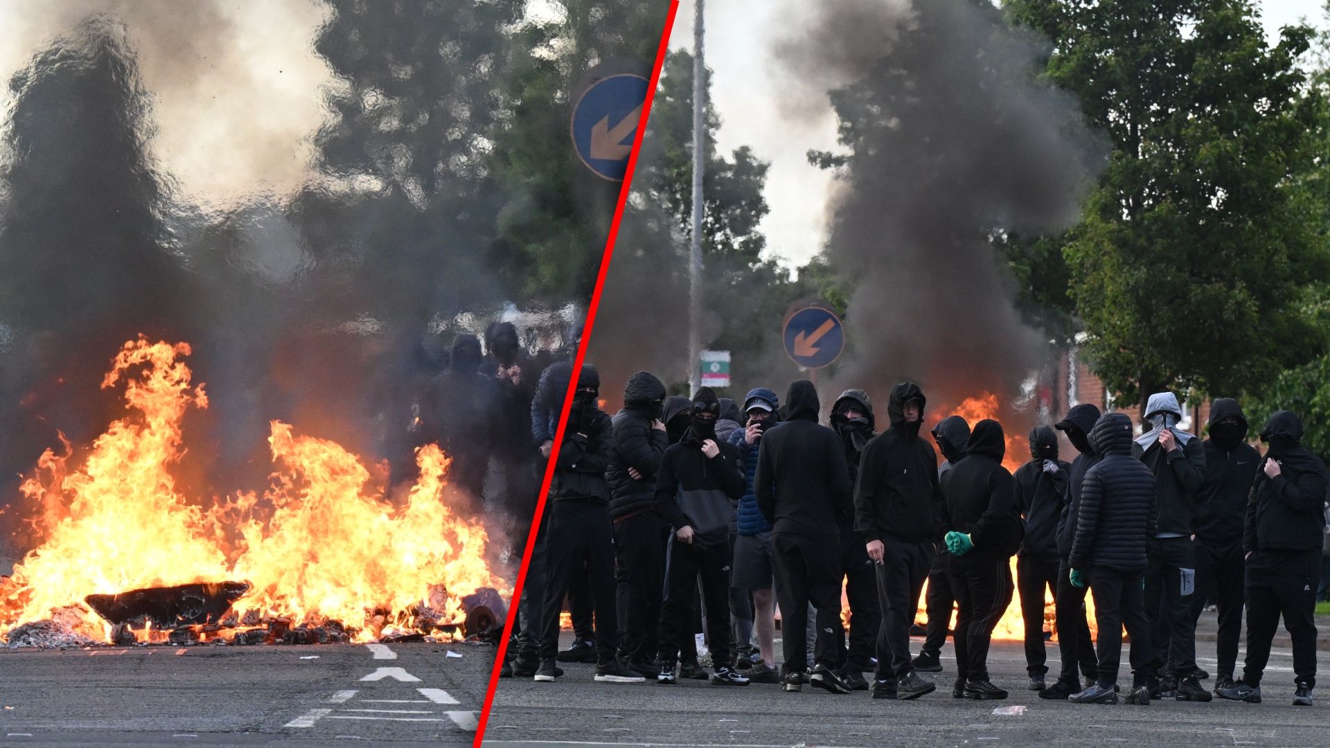 Belfast w ogniu. Tak wygląda stolica Irlandii Północnej po zamieszkach