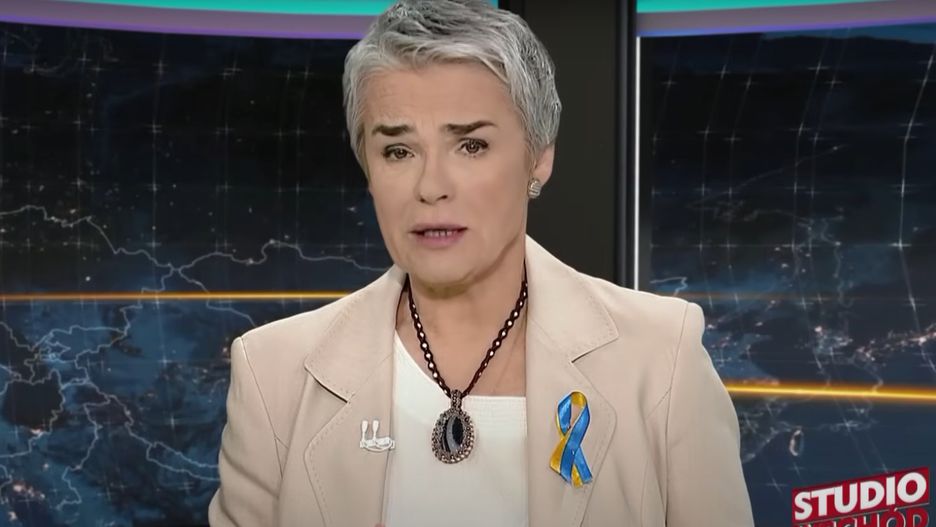 Maria Przełomiec prowadziła program "Studio Wschód"