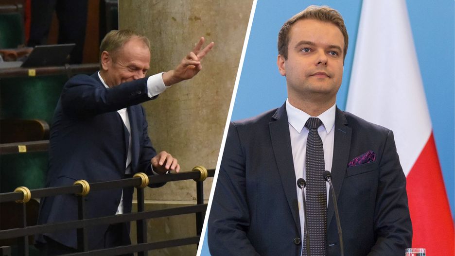 Rafał Bochenek skomentował obecność Tuska w sejmie