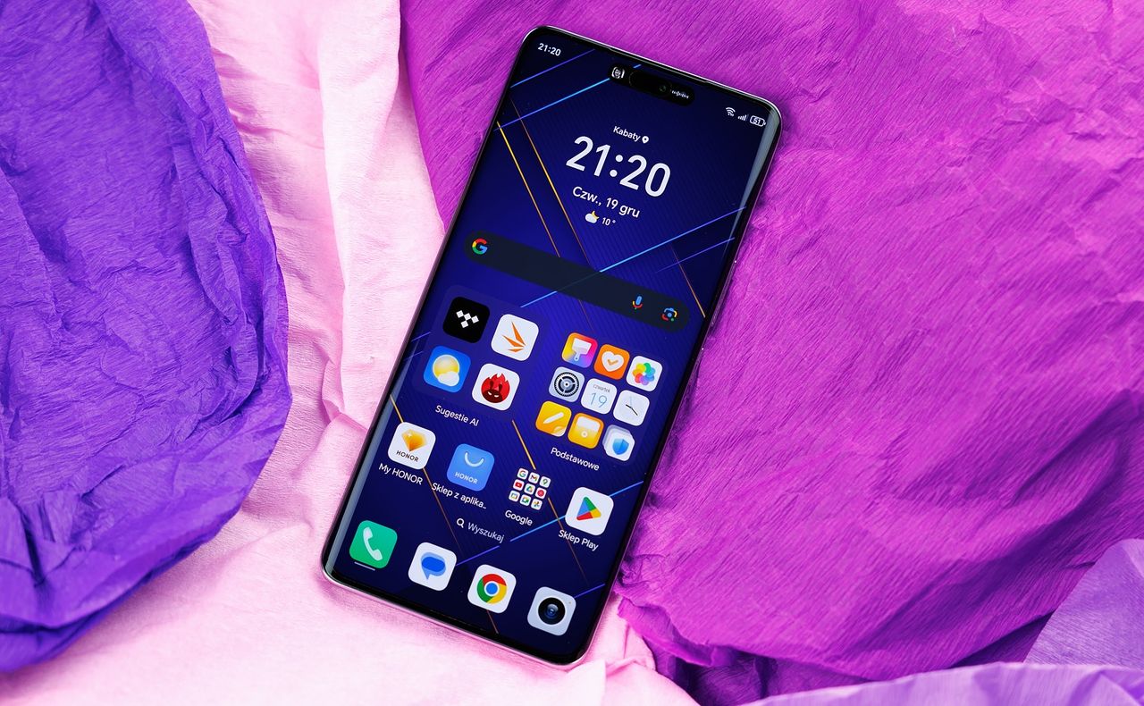 Honor Magic7 Lite przód ekran