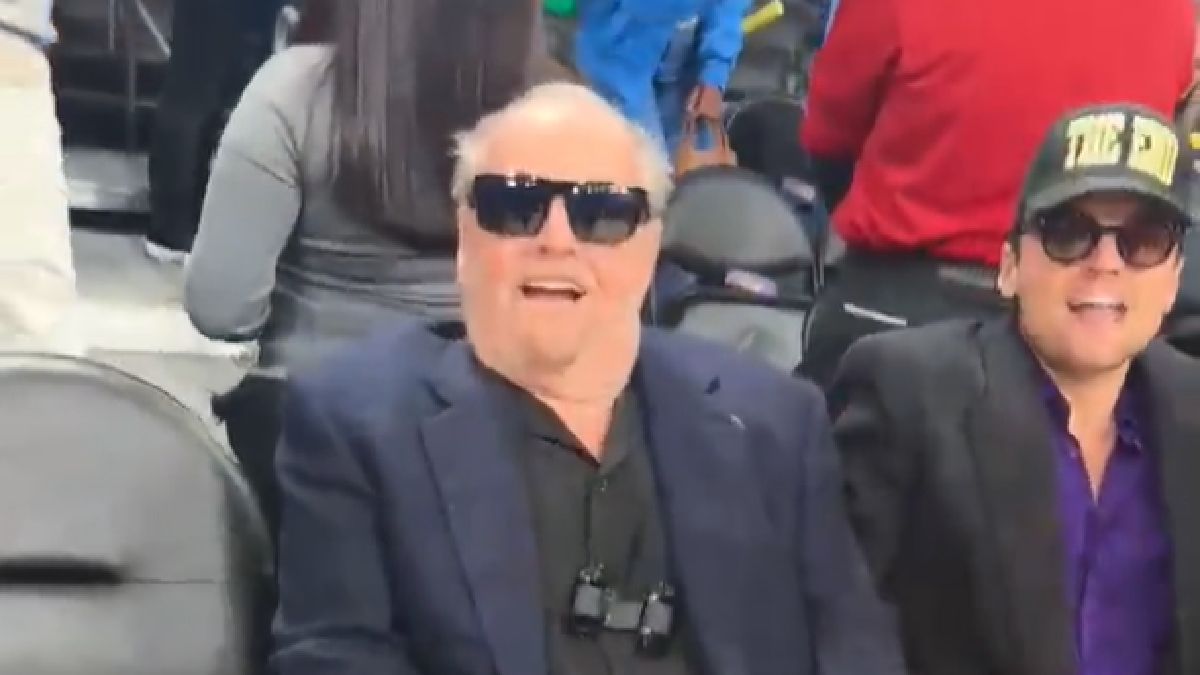 Jack Nicholson na meczu Los Angeles Lakers