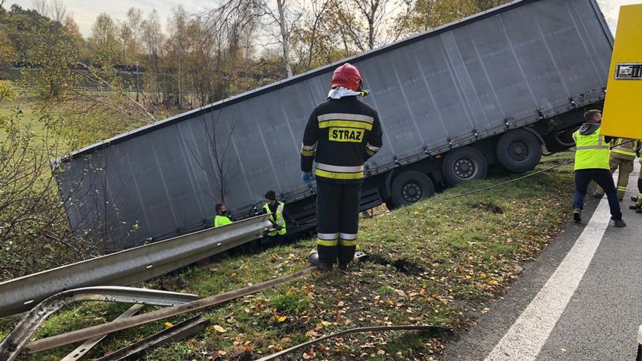 Wypadek na S1 w Mysłowicach, tuż przed węzłem na A4. Utrudnienia w kierunku Warszawy