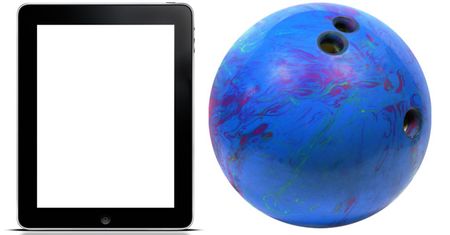 Czy iPad przeżyje spotkanie z kulą do kręgli?