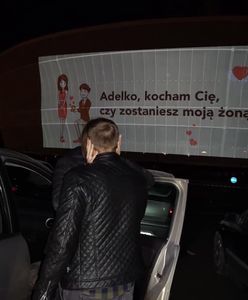 Wrocław. Oświadczyny podczas kina samochodowego. Padło "tak"