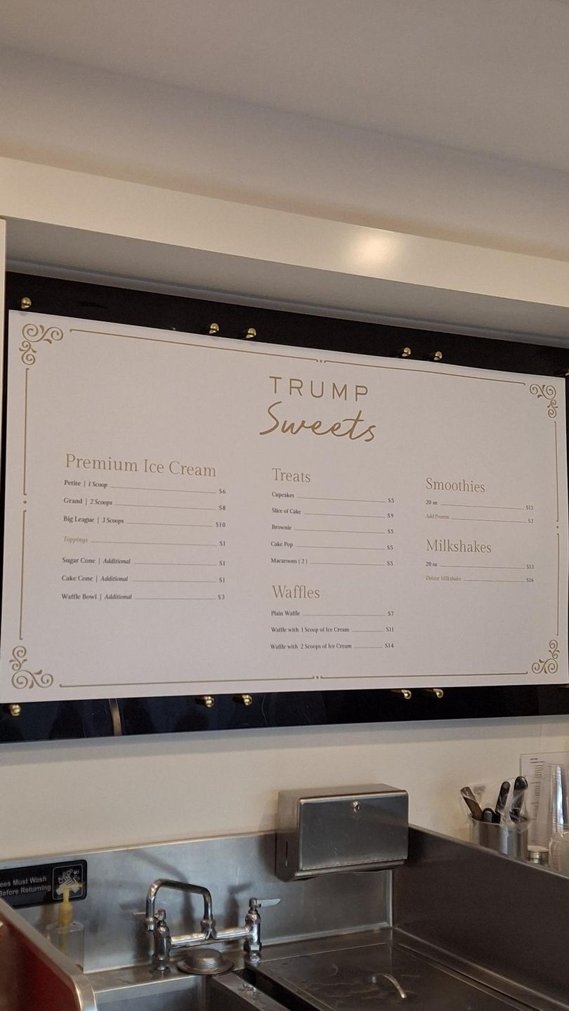 Tyle trzeba zapłacić za kawę i śniadanie u Donalda Trumpa